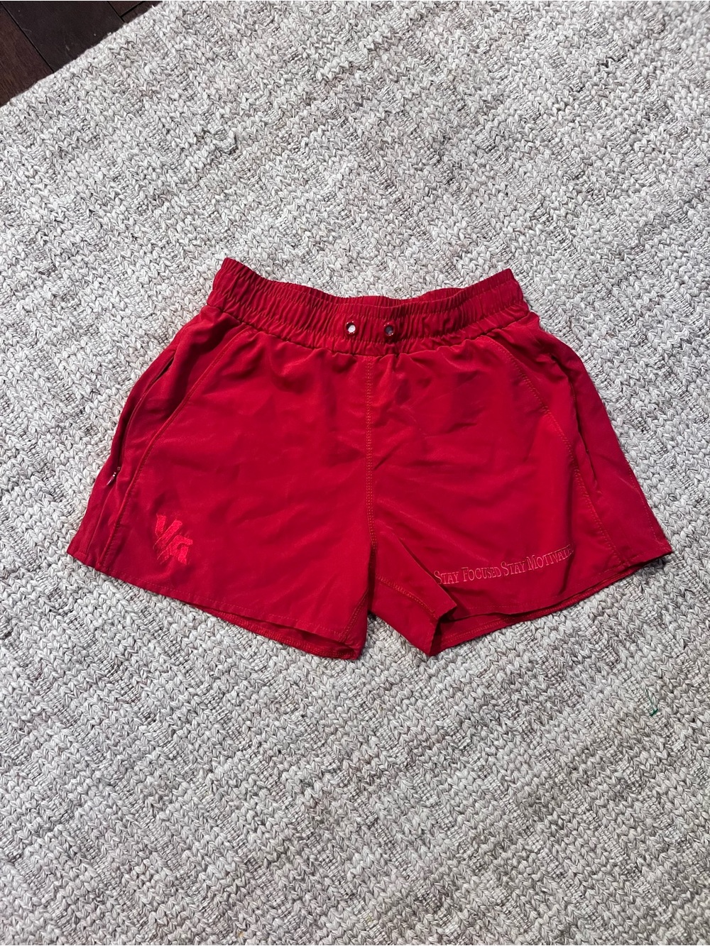 YoungLA Women's Crimson Athletic Shorts